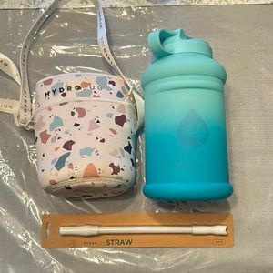 NEW Half Gallon HydroJug With Sleeve & Straw